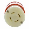 Ac Works NEMA L16-20R 3-Phase 20A 480V 4-Prong Locking Female Connector with UL, C-UL Approval in Orange ASL1620R